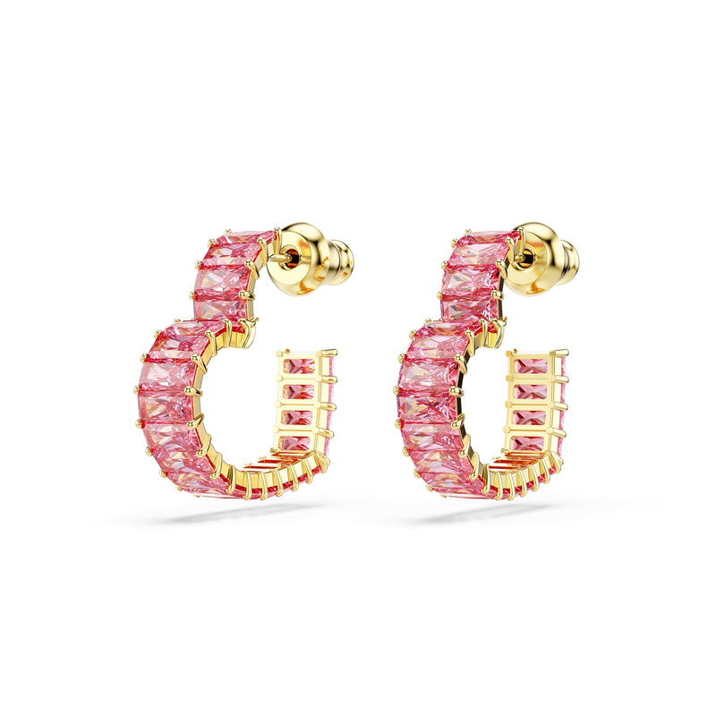 Swarovski Matrix Gold Coloured Ear studs 5706340-zoom-