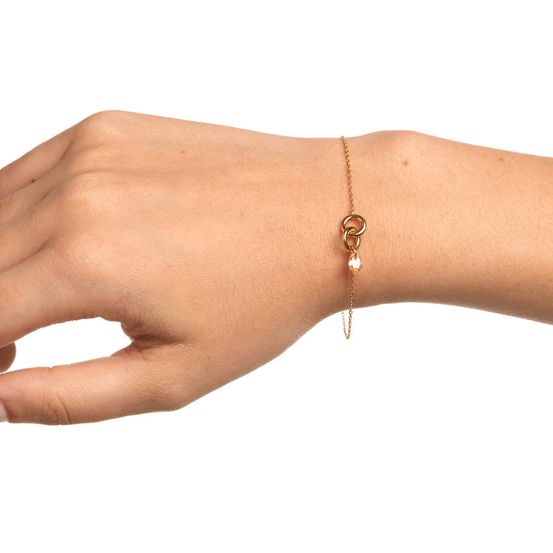 P D Paola Color 925 Sterling Silver Bracelet with Gold Plating PU01-776-U-zoom-