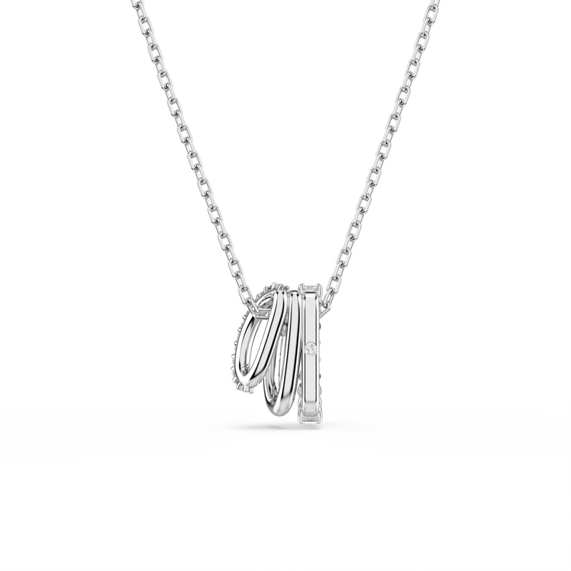 Swarovski Hyperbola Silver Necklace 5737064-zoom-