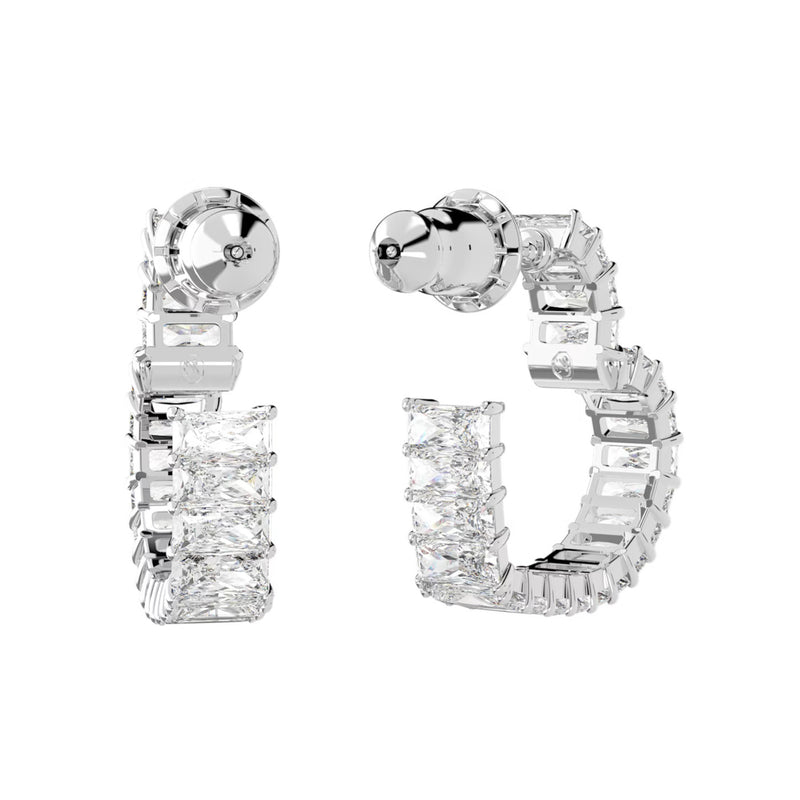 Swarovski Matrix Silver-coloured Earrings 5653170-zoom-