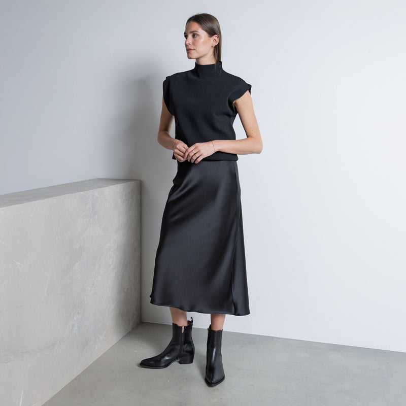 Isabel Bernard Vendôme AHerenine Zwarte Kalfsleren boots IB53010-001-38-zoom-