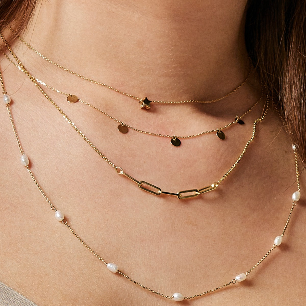 Jackie Gold 14 karat gold Necklace JKN20.045