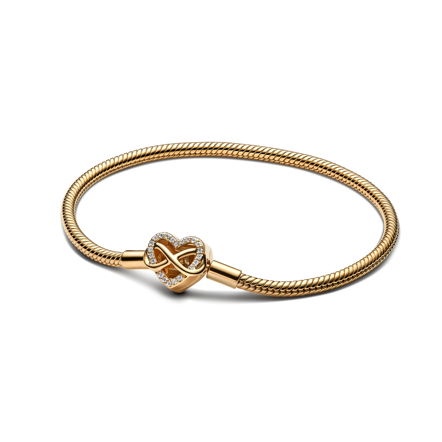 Pandora Moments Gold Plated Bracelet 563758C01-18