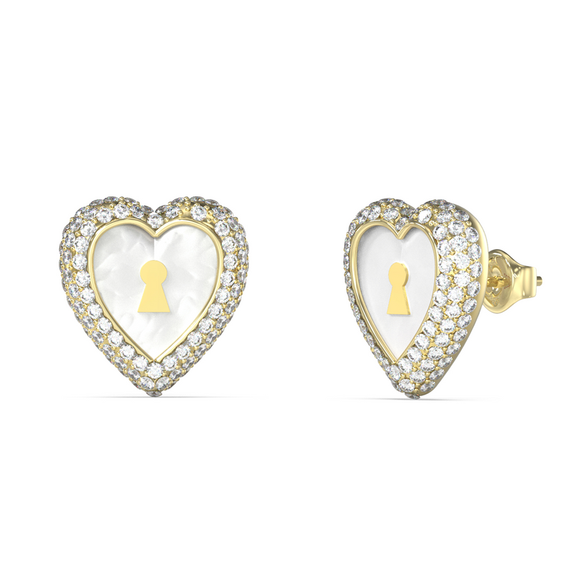Guess Love Bites Gold-coloured Earrings JUBE06065JWYGT-U-zoom-