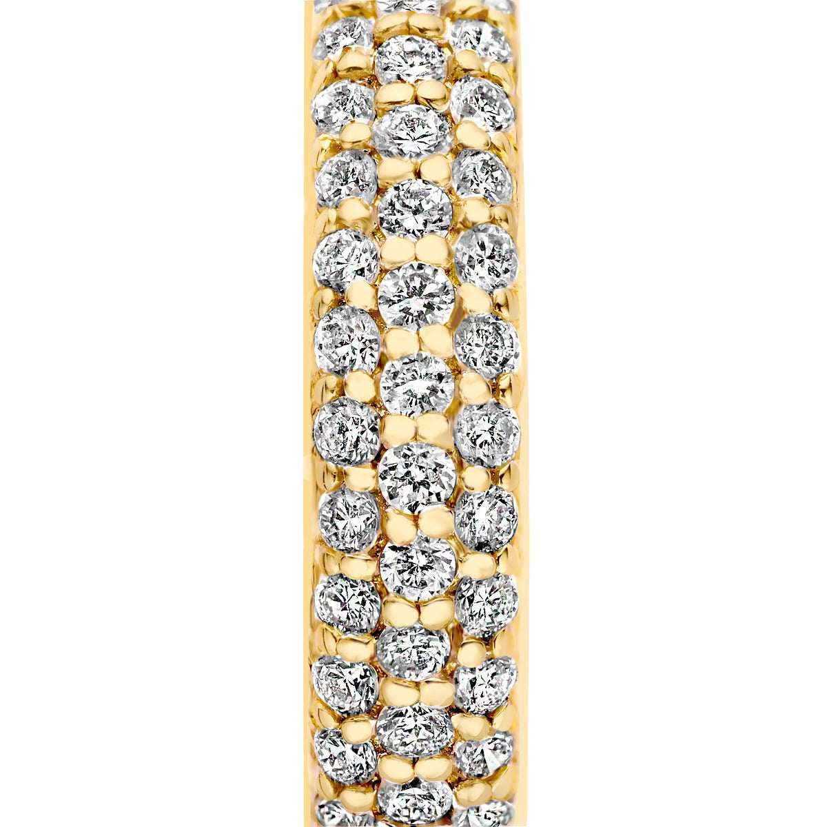 Isabel Bernard De la Paix Laure 14 Karat Gold Earrings With Diamond 0.25 Carat IBD360030